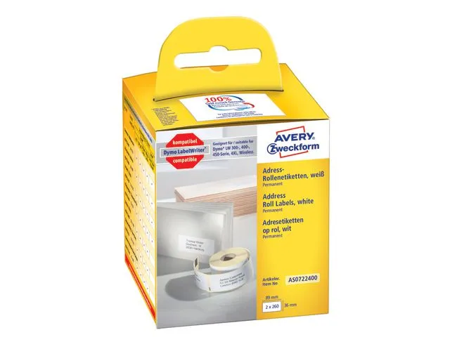 Avery Etikett AVERY adresse 89x36mm (520)