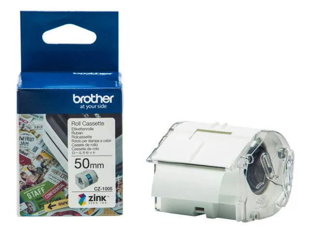 Brother Etikett BROTHER CZ1005 fullfarge 50mmx5m