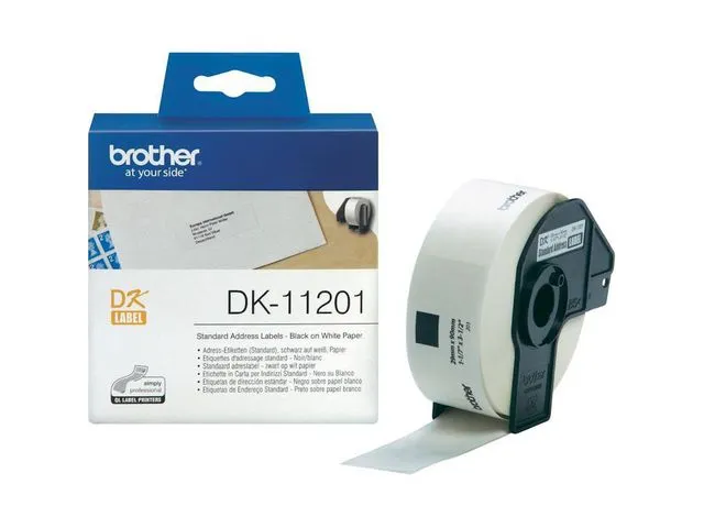Brother etikett DK-11201, adresse, 29 x 90 mm