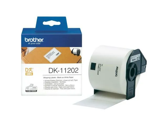 Brother etikett DK-11202, gods, 62 x 100 mm