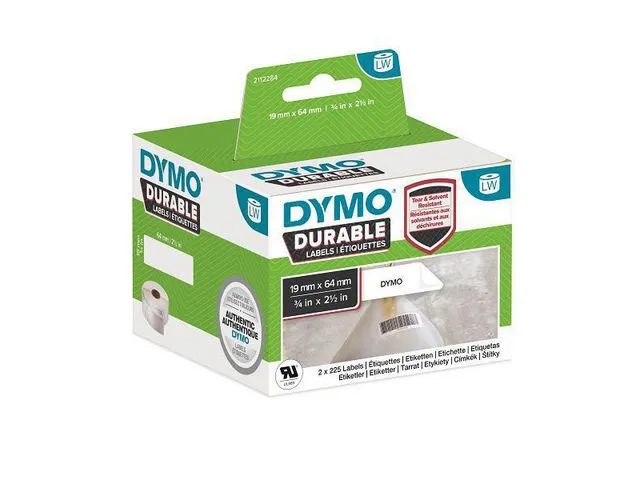 Dymo Etikett DYMO Durable 19mm x 64mm