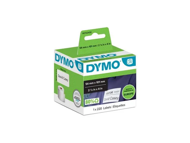 Dymo Etikett Frakt, 54 x 101mm