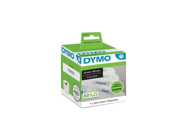 Dymo Etikett DYMO hengemappe 50x12mm (220)