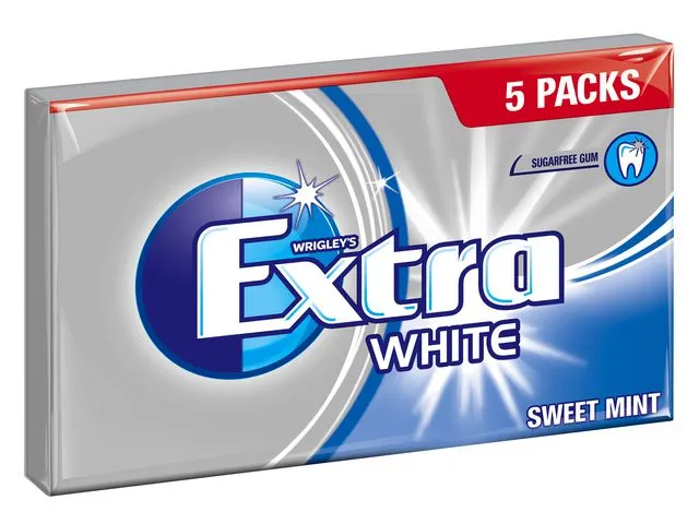 Wrigleys Extra White Sweet Mint, 70 gram