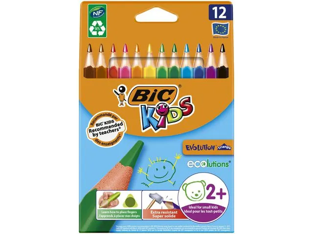 BIC® Fargeblyant BIC Evolution trekant (12)