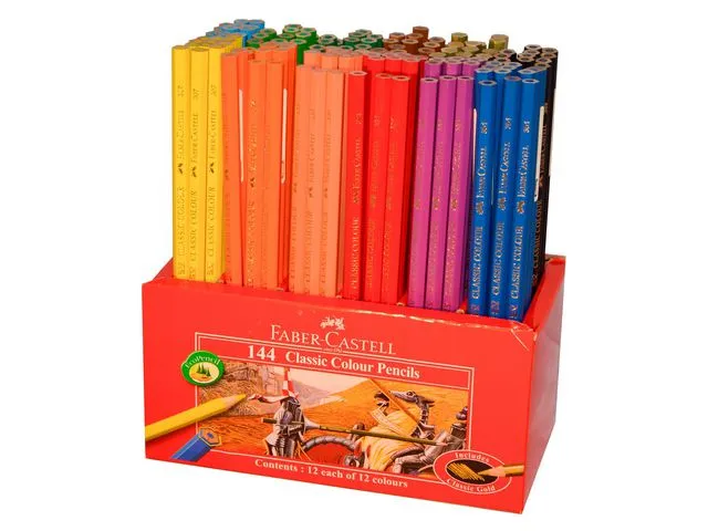 Faber-Castell Fargeblyant FABER-CASTELL 12 farger(144)