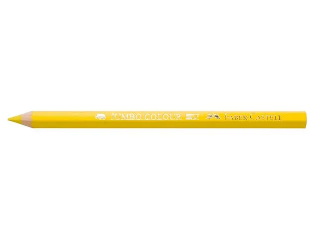 Faber-Castell fargeblyant Jumbo, sekskantet kropp, gult bly