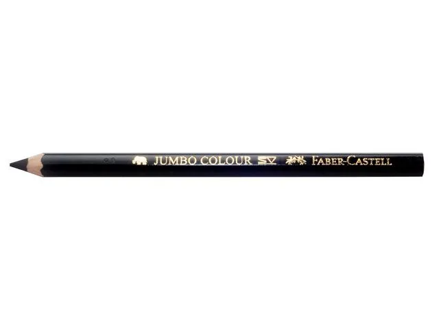Faber-Castell fargeblyant Jumbo, sekskantet kropp, svart bly