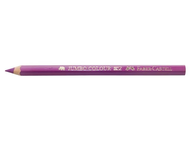 Faber-Castell fargeblyant Jumbo, sekskantet kropp, lilla bly