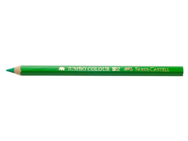 Faber-Castell fargeblyant Jumbo, sekskantet kropp, lysegrønt bly