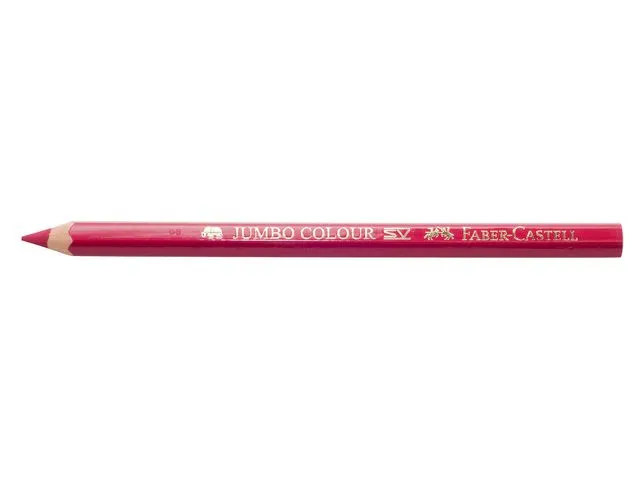 Faber-Castell fargeblyant Jumbo, sekskantet kropp, rosa bly