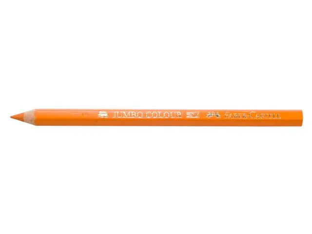 Faber-Castell fargeblyant Jumbo, sekskantet kropp, oransje bly