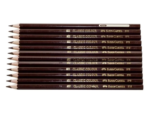 Faber-Castell fargeblyant Classic Colour, sekskantet kropp, brunt bly