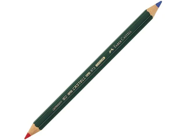 Faber-Castell Fargeblyant FABER-CASTELL tykk rød/blå