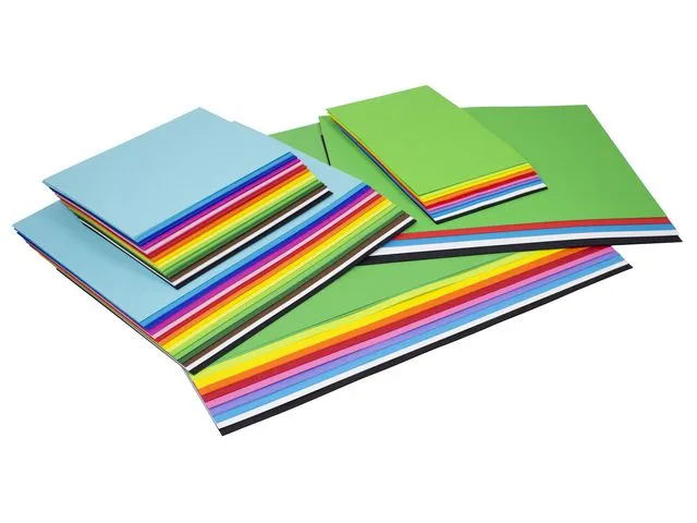 Farget papir mixforpakning (1100)