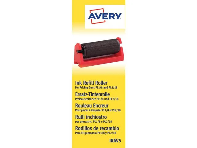 Avery Fargevalse AVERY PL1/8 PL2/18 sort