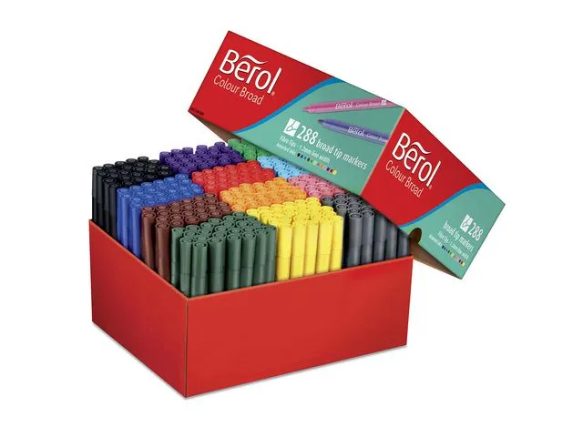 Berol Fiberpenn BEROL Colourbroad (288)