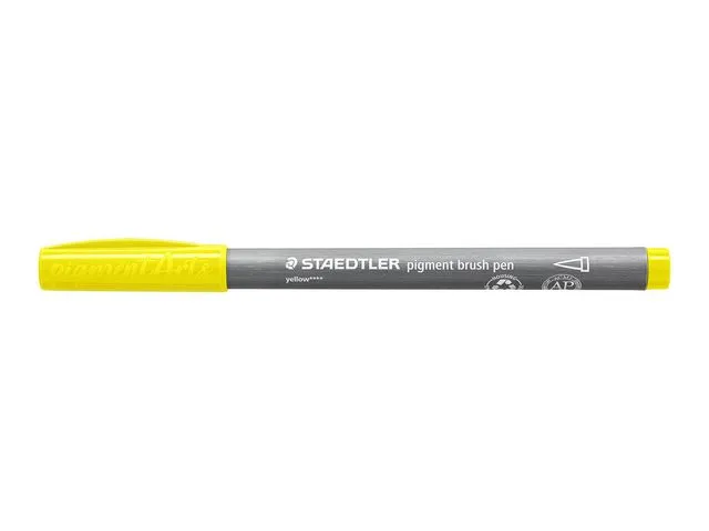 Staedtler Fiberpenn STAEDTLER brush gul