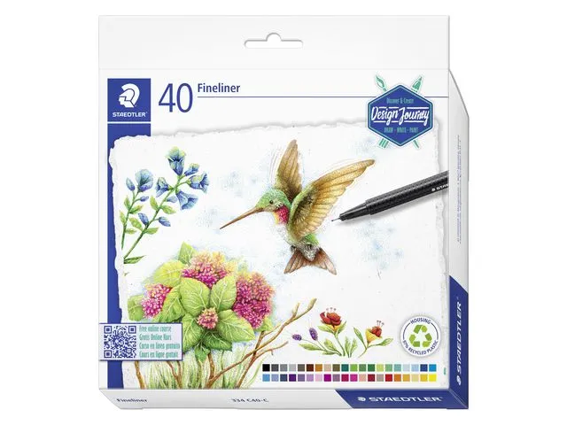 Staedtler Fineliner STAEDTLER Triplus 40 ass (40)