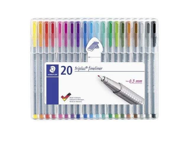 Staedtler Fineliner STAEDTLER Triplus ass (20)