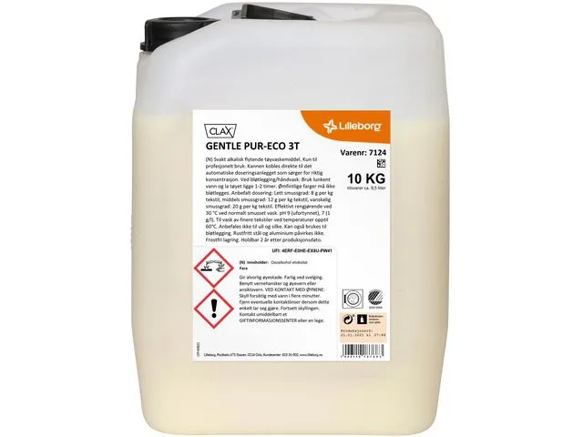 Clax Finvask CLAX Gentle Pur-Eco 3T 10kg