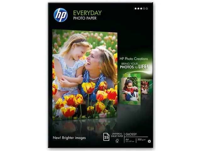 HP Fotopapir HP Q5451A Everyday SG A4 (25), fp med 25 ark