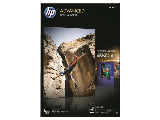 HP Fotopapir Q8697A Adv gloss A3