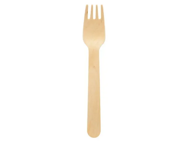 BioPak Gaffel Duni Petit 16cm tre (100)