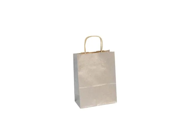 Clairefontaine Gavepose CF kraft 16x8x21 cm sølv (25)