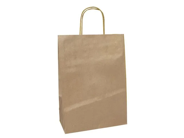 Clairefontaine Gavepose kraft 22x10x27cm m/håndtak (25)
