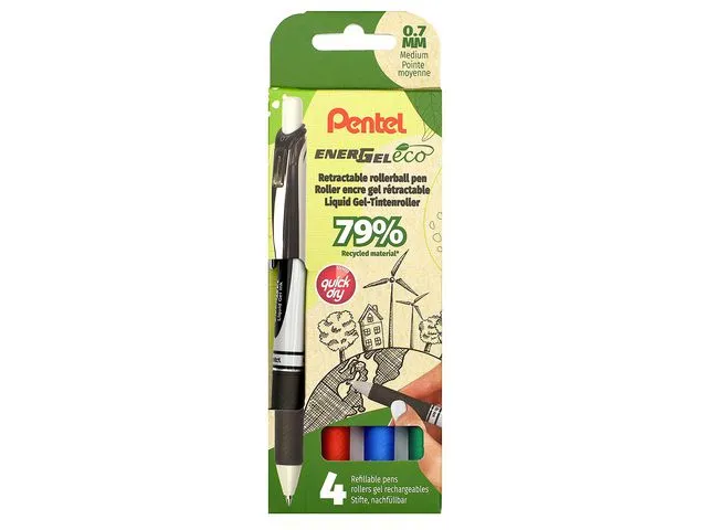Pentel Geleroller PENTEL EnerGel resirkulert(4)