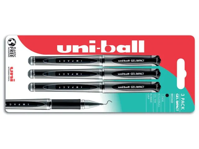 Uni-Ball Geleroller UNI Gel Impact sort (3)