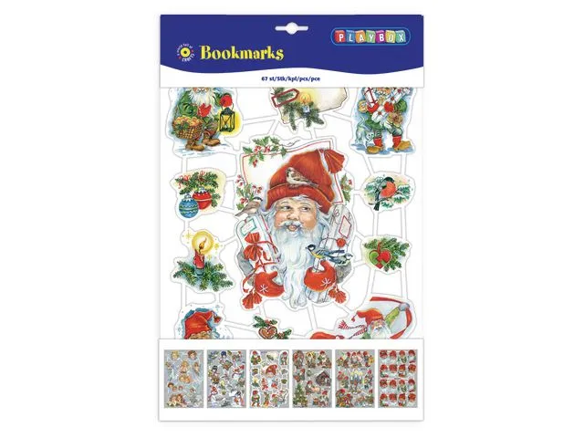 PLAYBOX Glansbilder bokmerke julemotiv (67)