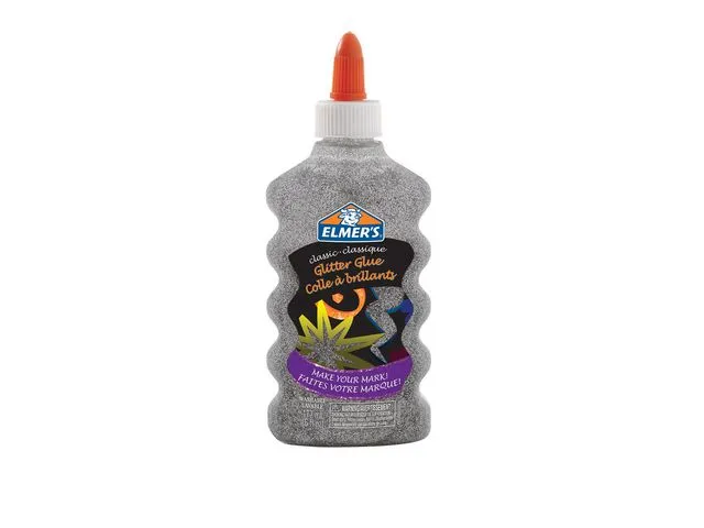 ELMER'S Glitterlim ELMERS 177ml sølv