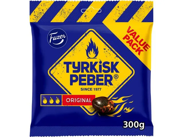 Fazer Godteri FAZER Tyrkisk Peber 300g