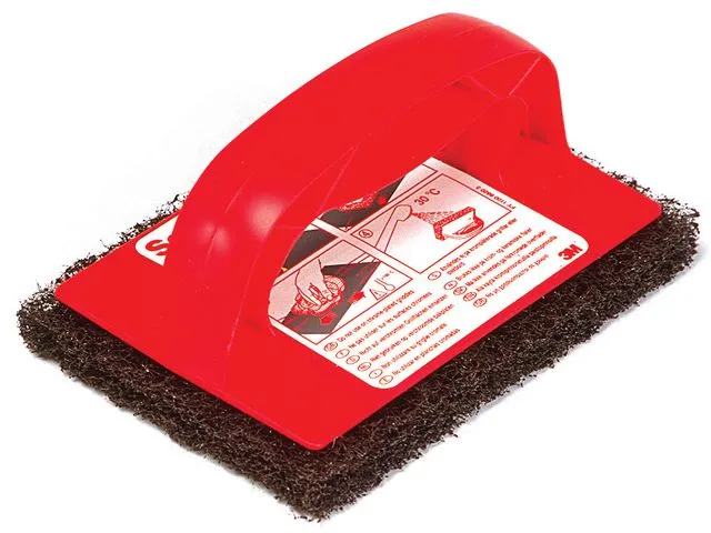 Scotch-Brite Grillpad 3M m/integrert holder 101x152mm