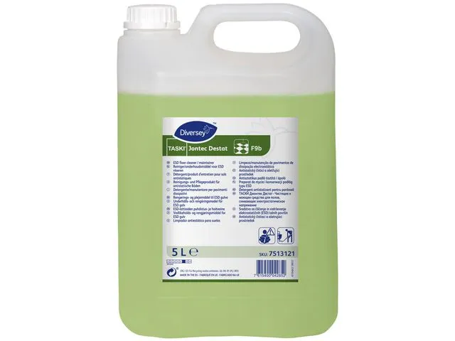 Taski Jontec Destat ESD Gulvrengjøringsmiddel, Jerrykanne, 5 L