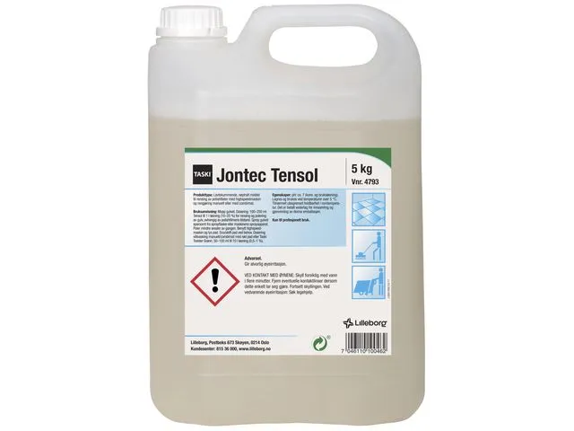 Taski Jontec Tensol, gulvpolish, uten lukt, klar, 5 l