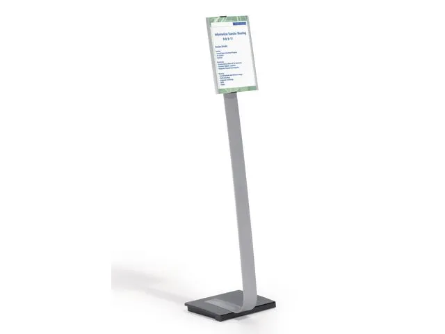 Durable Gulvstativ DURABLE A4 aluminium