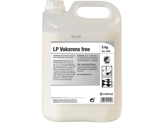 Taski Gulvvoksrens, LP Free, 5 liter
