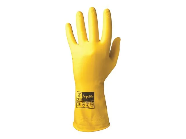 Granberg Gummihanske GRANBERG naturlatex L gul