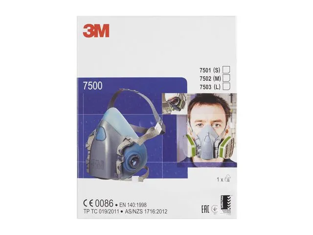 3M™ Halvmaske 3M 7502 gjenbrukbar strl. M