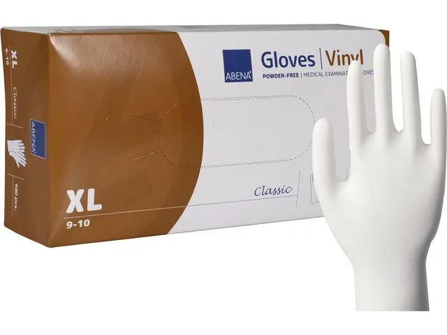 ABENA Hanske ABENA C. vinyl u/p XL klar (100)