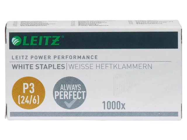 Leitz Heftestift LEITZ 24/6 Hvit (1000)