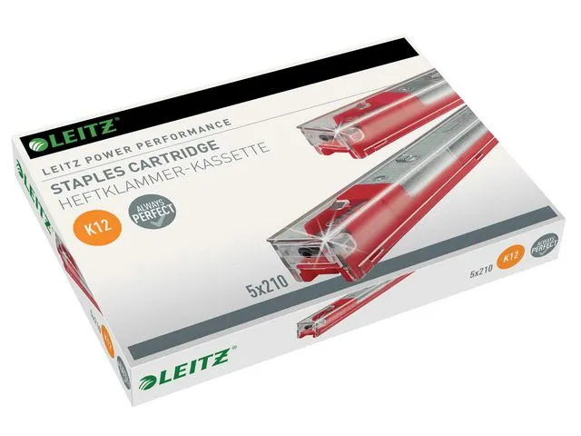 Leitz Heftestift LEITZ 26/12 f 5551 rød (5)
