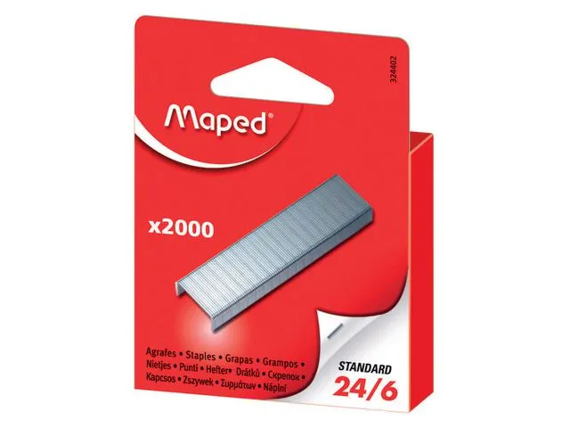 Maped heftestift, 24/6 blister