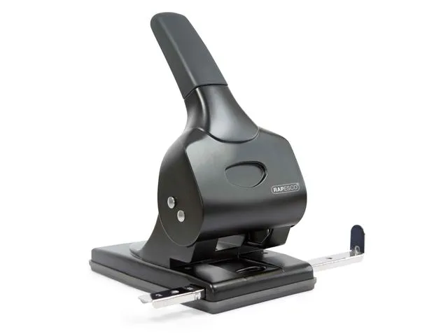 Rapesco Hullemaskin Alu-65, 65 ark, sort