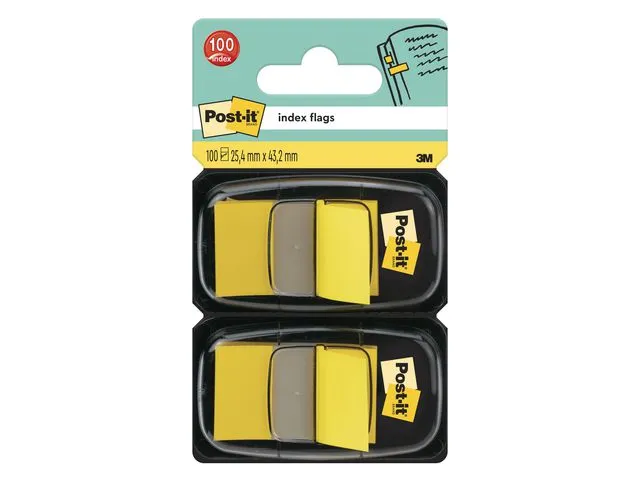 Post-it® Index POST-IT 680 25x44mm gul (2)
