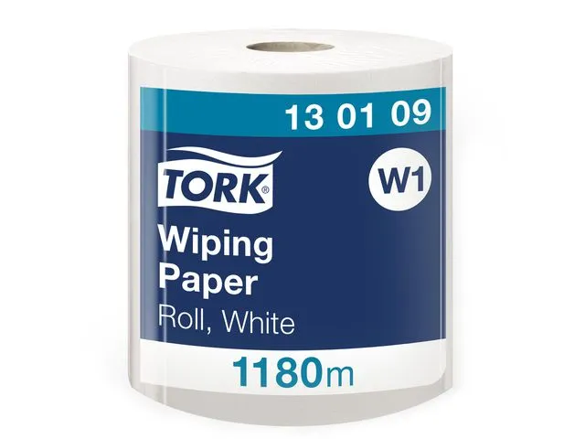 Tork tørkerull Advanced Wiper 415 W1, 1-lags, 340 mm, hvit