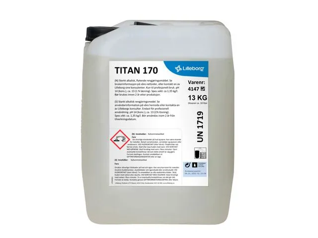 Lilleborg Industrivask TITAN 170 kanne
